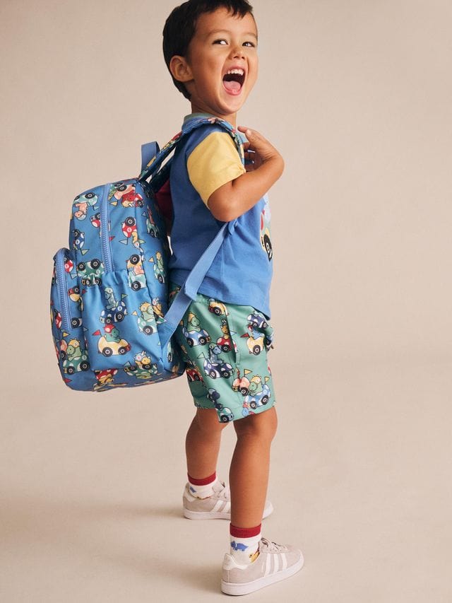 Huxbaby Boys Tops Racer Dino Boxy Tee