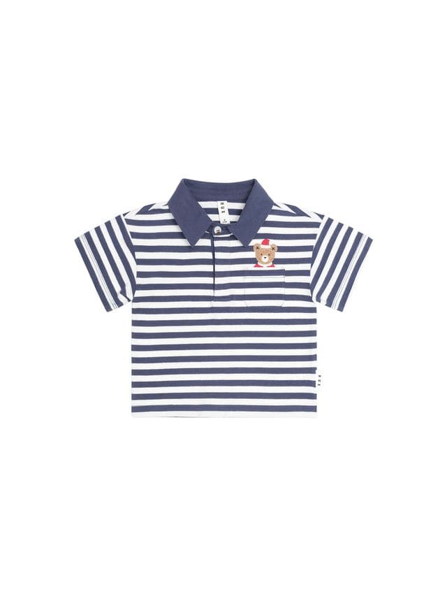 Huxbaby Boys Tops Stripe Father Huxmas Polo