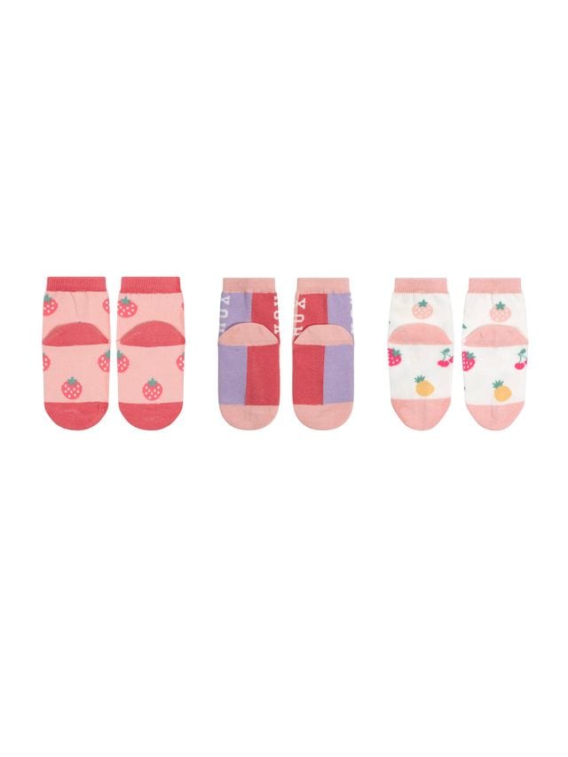 Huxbaby Girls Accessory Best Socks Ever 3 Pack Tutti Frutti