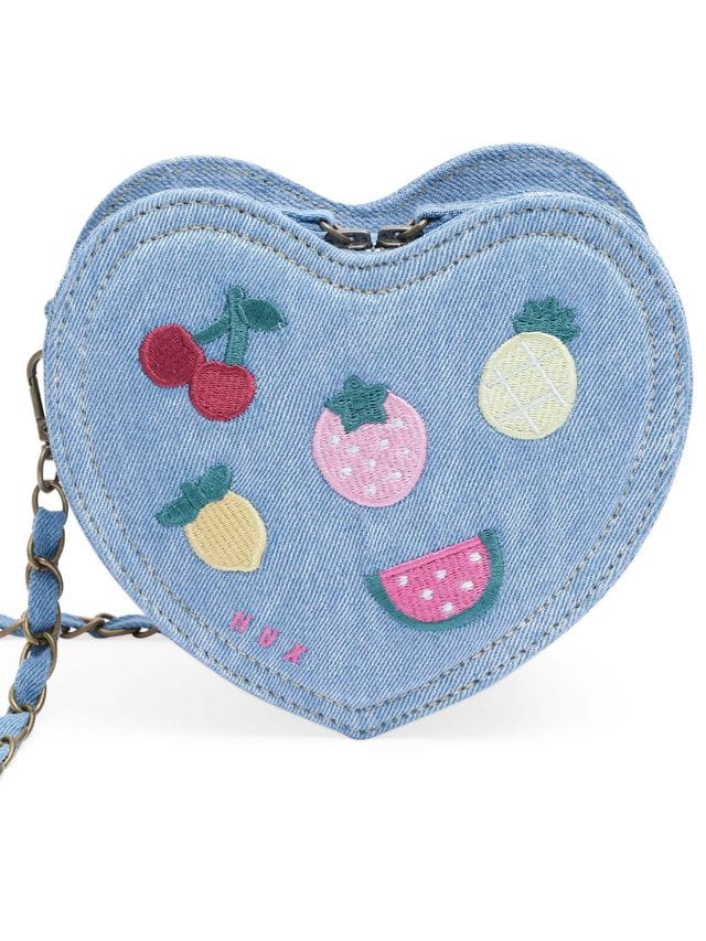 Huxbaby Girls Accessory I Heart Fruit Denim Shoulder Bag