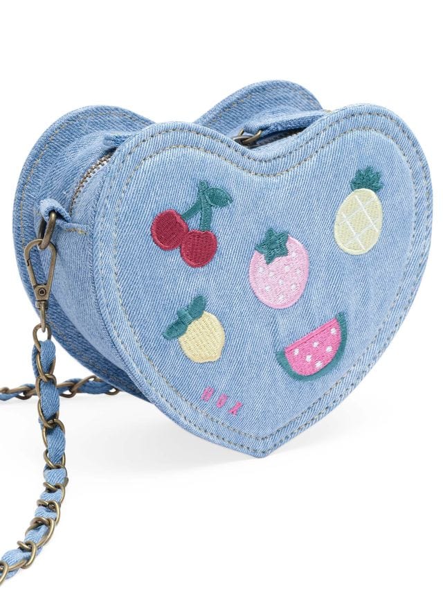 Huxbaby Girls Accessory I Heart Fruit Denim Shoulder Bag