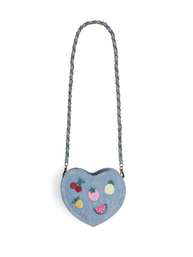 Huxbaby Girls Accessory I Heart Fruit Denim Shoulder Bag