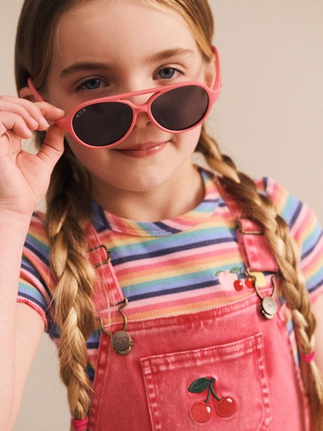 Huxbaby Girls Accessory Raspberry Aviator Sunnies