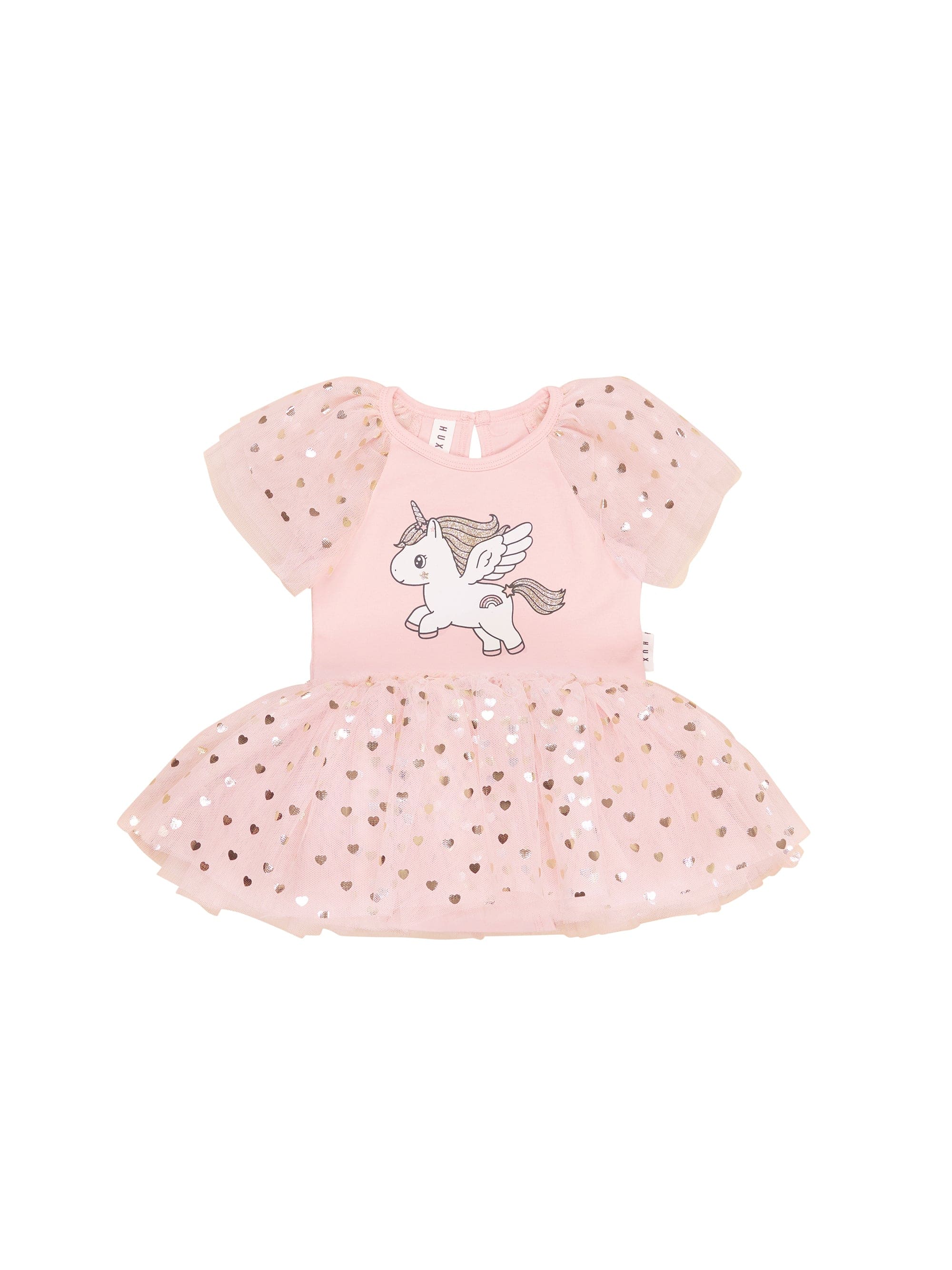 Huxbaby Girls All In One 0-3M Glitter Unicorn Ballet Onesie