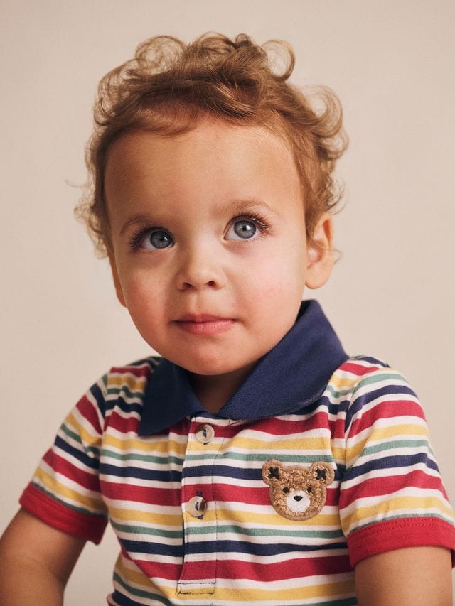 Huxbaby Girls All In One Preppy Polo Romper