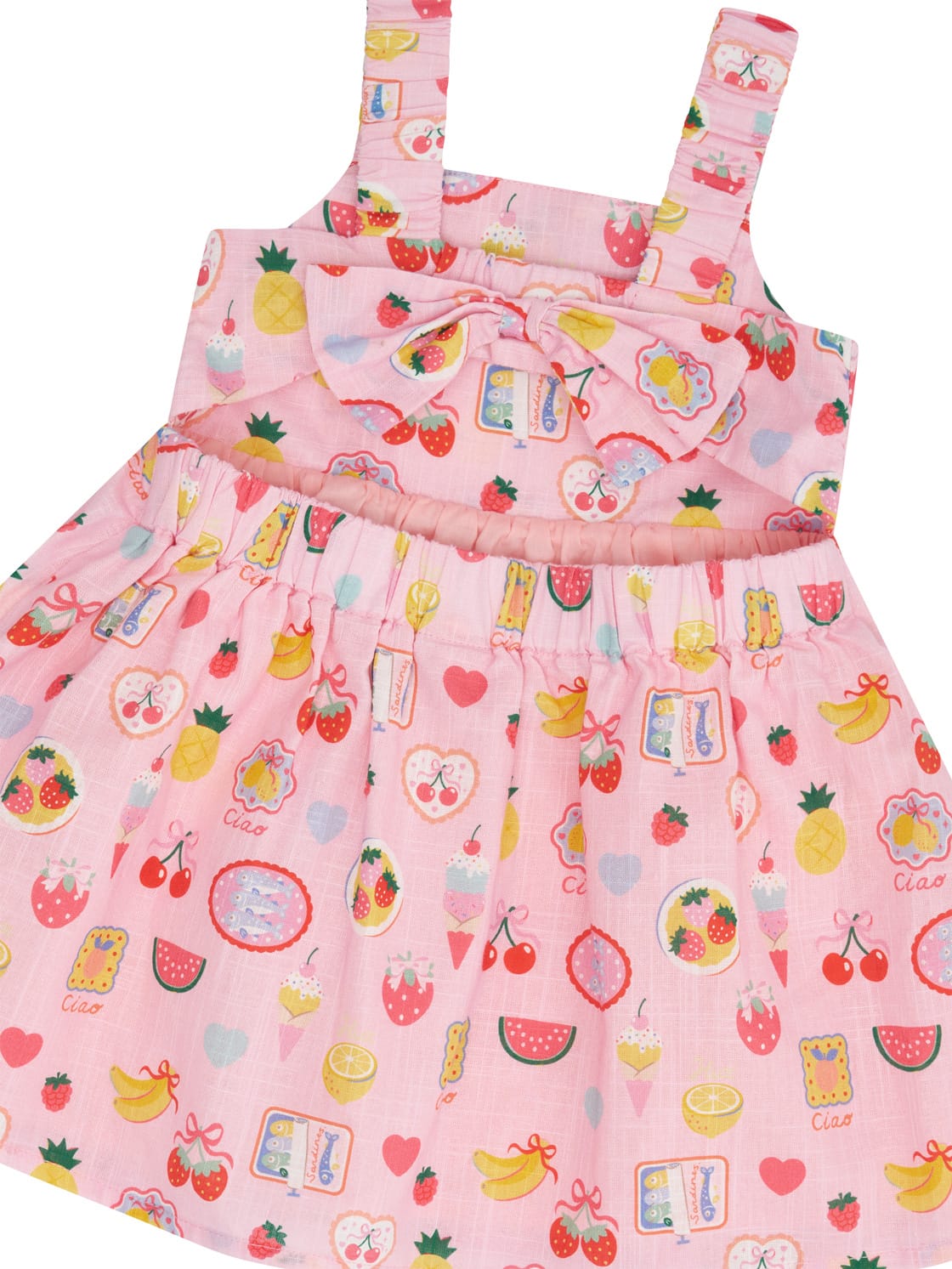 Huxbaby Girls Dress Beach Club Paradise Tie Dress