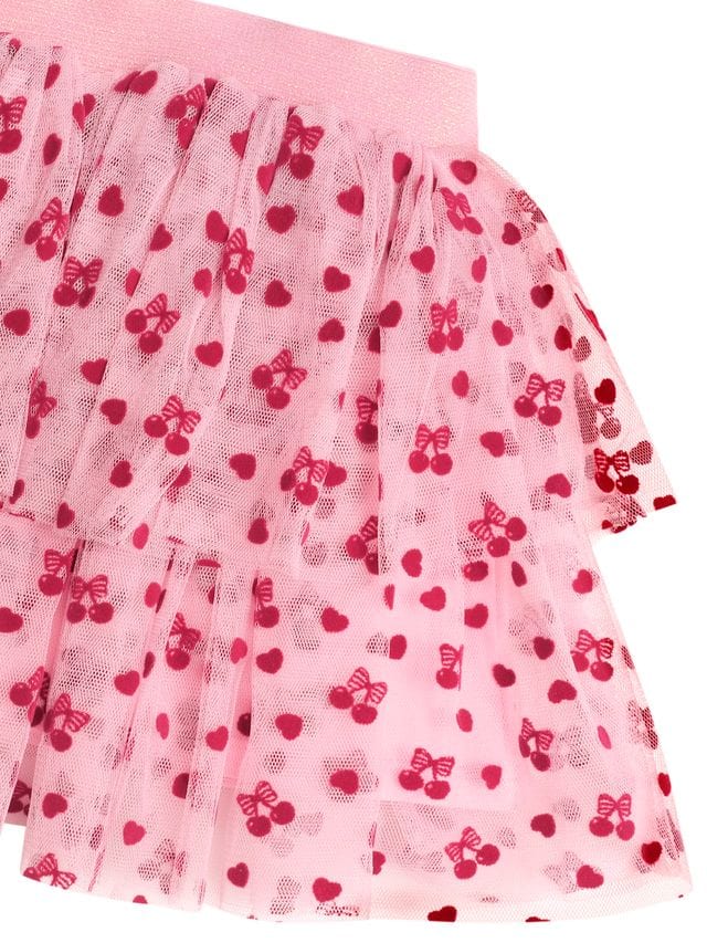 Huxbaby Girls Dress Cherry Pie Tulle Skirt