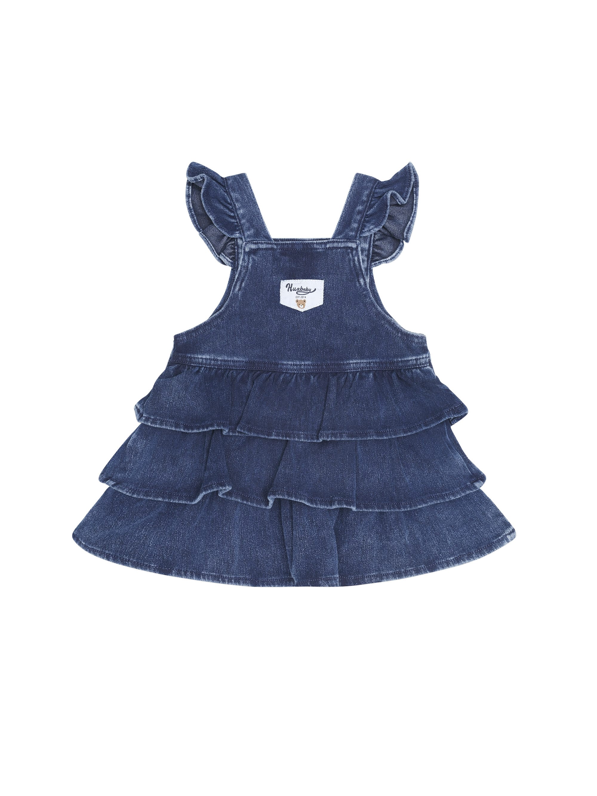 Huxbaby Girls Dress Dreamy Denim Pinafore