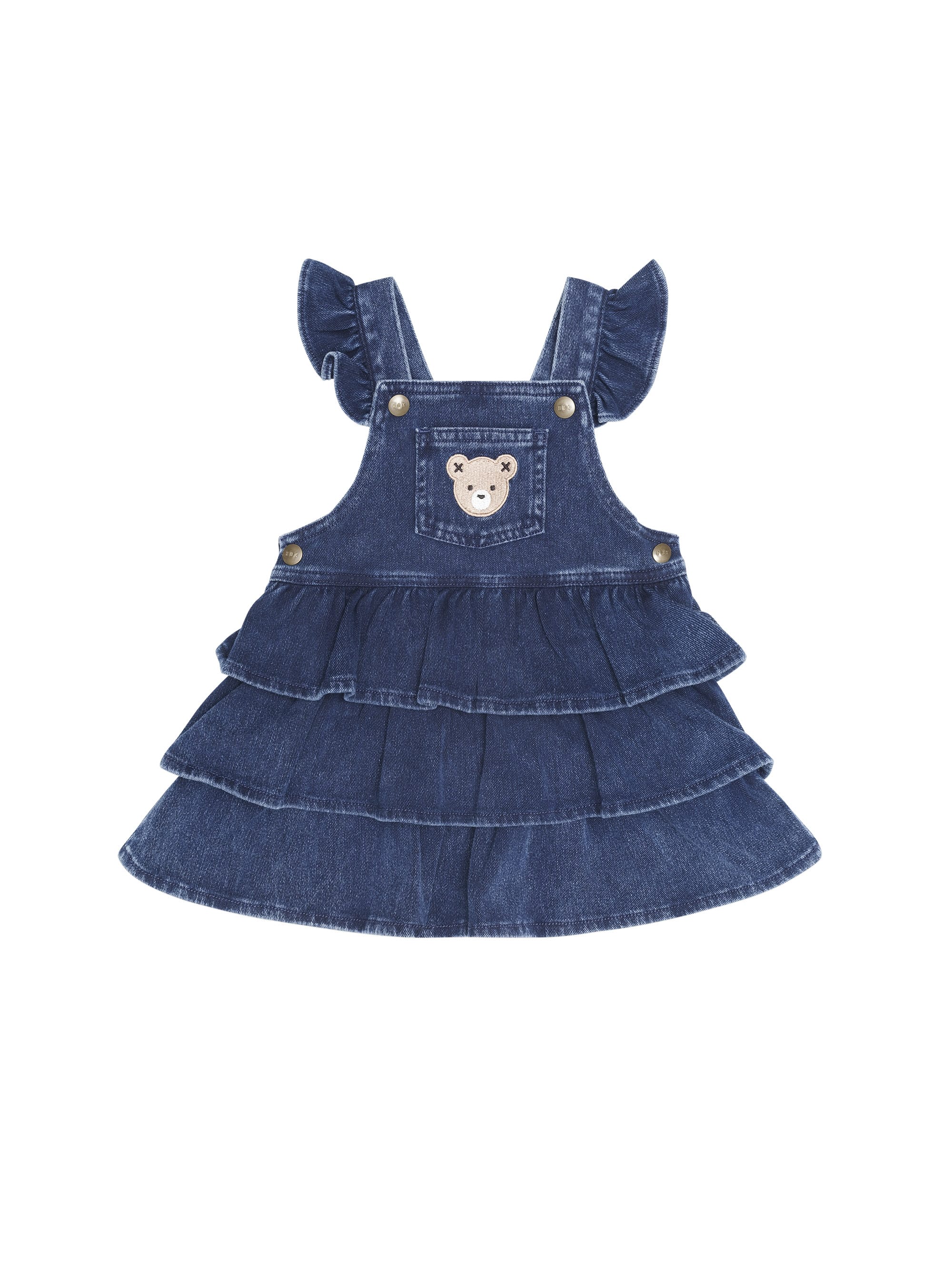 Huxbaby Girls Dress Dreamy Denim Pinafore