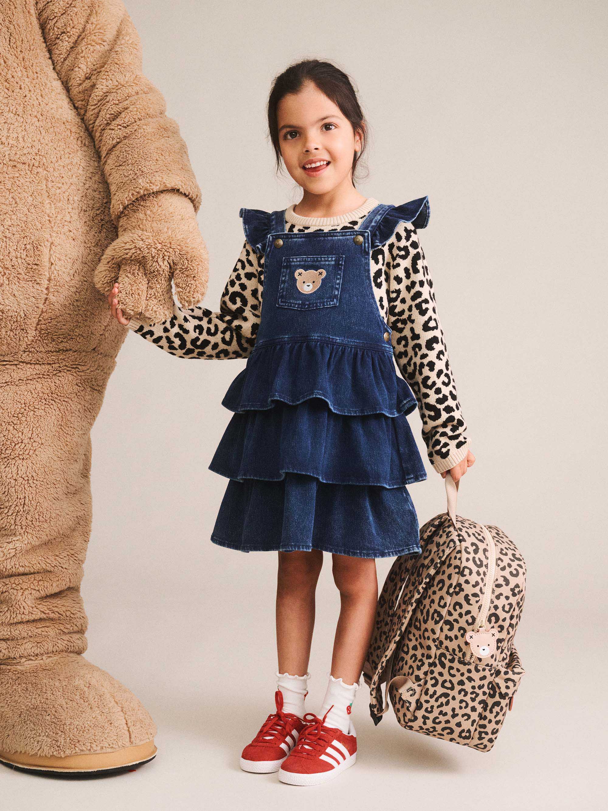 Huxbaby Girls Dress Dreamy Denim Pinafore