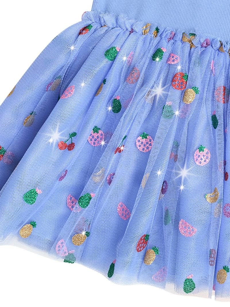 Huxbaby Girls Dress Fruit Salad Summer Tulle Dress