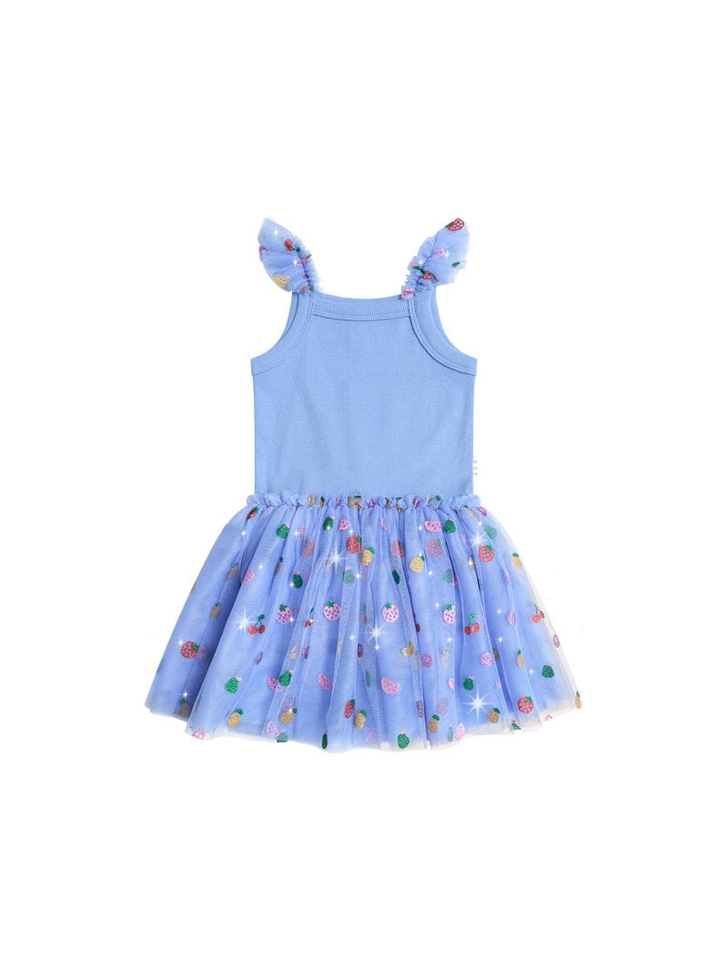 Huxbaby Girls Dress Fruit Salad Summer Tulle Dress