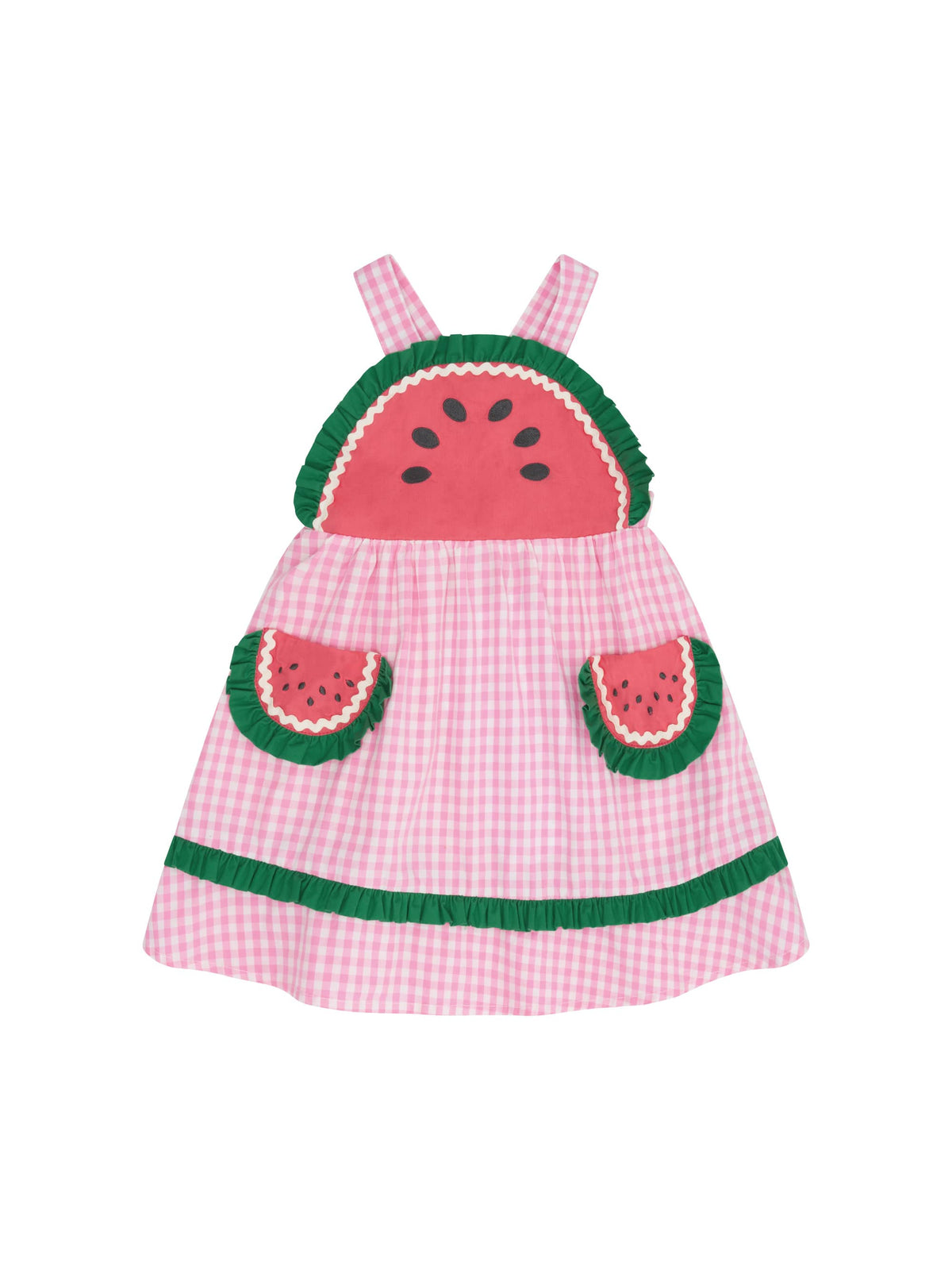 Huxbaby Girls Dress One-in-a-melon Check Dress