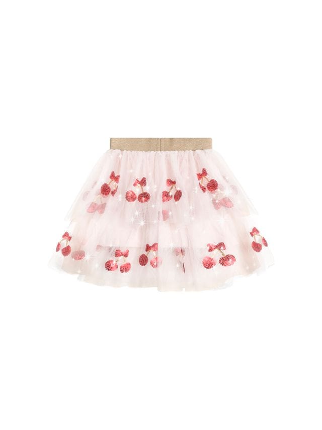 Sequin Cherry Pie Tulle Skirt - Parnell Baby Boutique