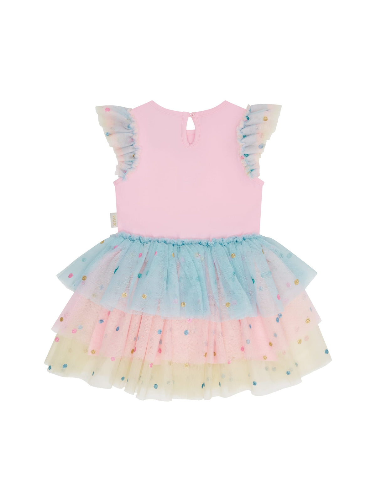 Huxbaby Girls Dress You-Scream-For-Ice Cream Tulle Dress