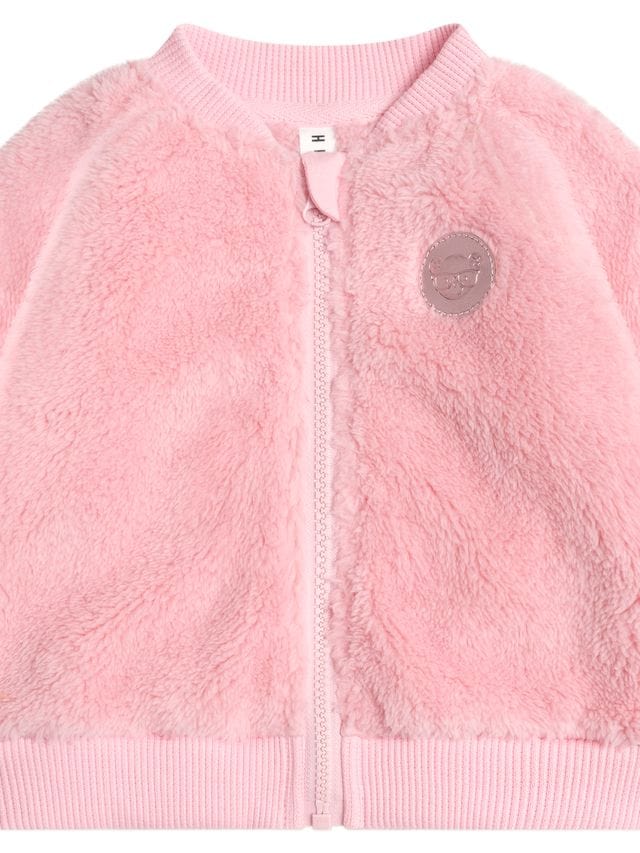 Huxbaby Girls Jumper Cherry Pie Fur Jacket