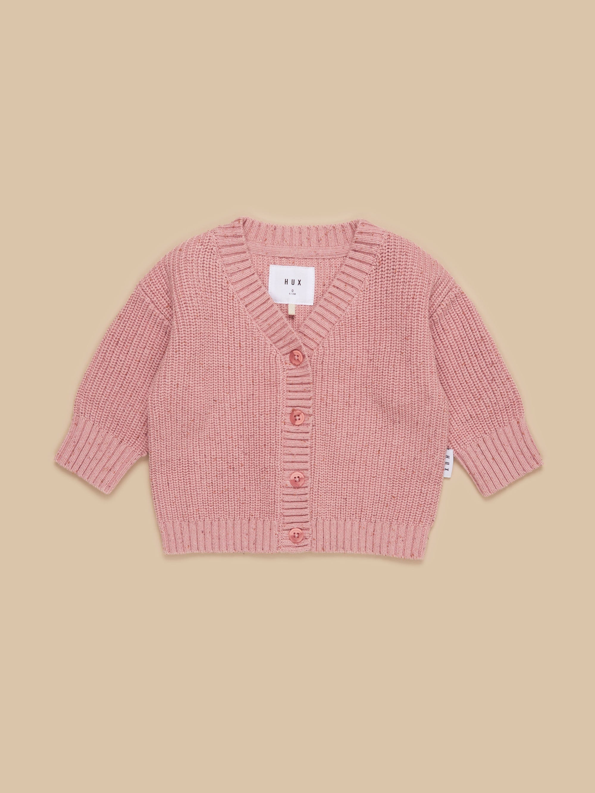 Huxbaby Girls Jumper Copy of Jewel Rainbow Stripe Cardi