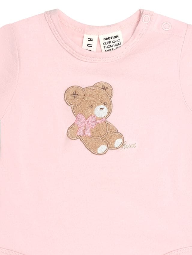Huxbaby Girls Onesie Bow Huxette S/S Bodysuit