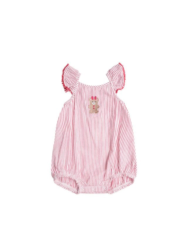 Huxbaby Girls Onesie Gingerbread Frill Playsuit