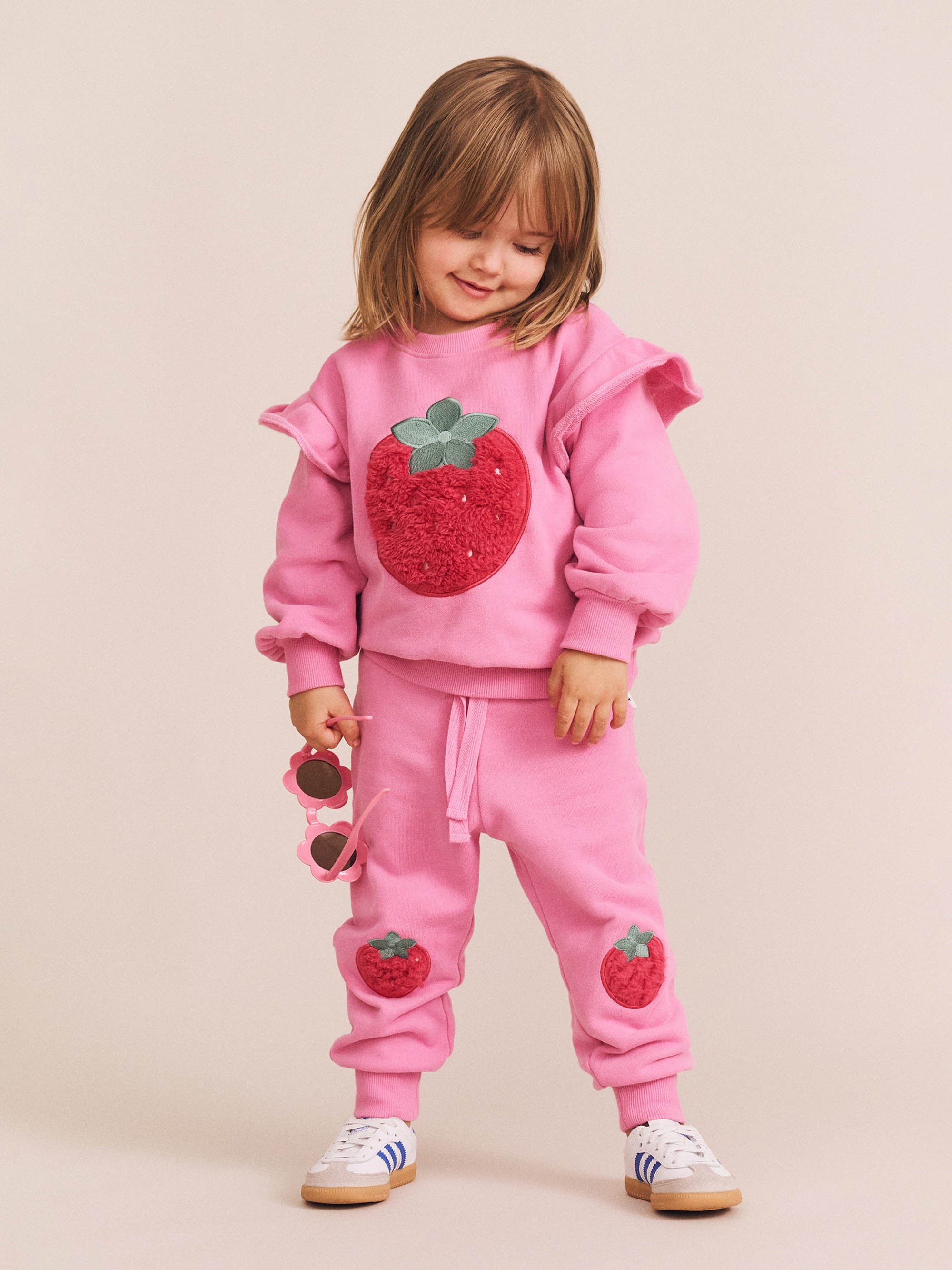 Huxbaby Girls Pant Very Berry Trackpant
