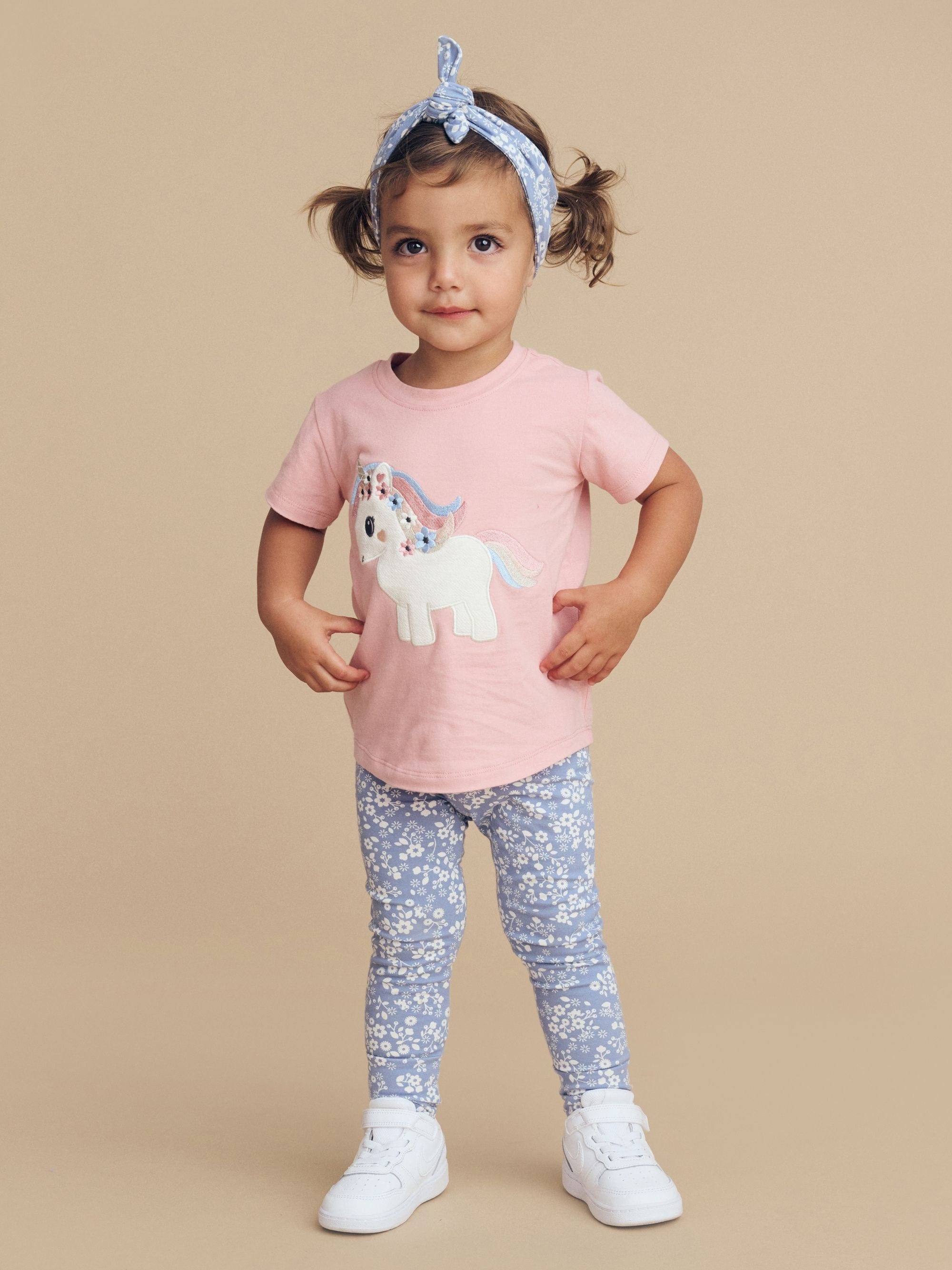 Huxbaby Girls Pants Floral Lake Legging
