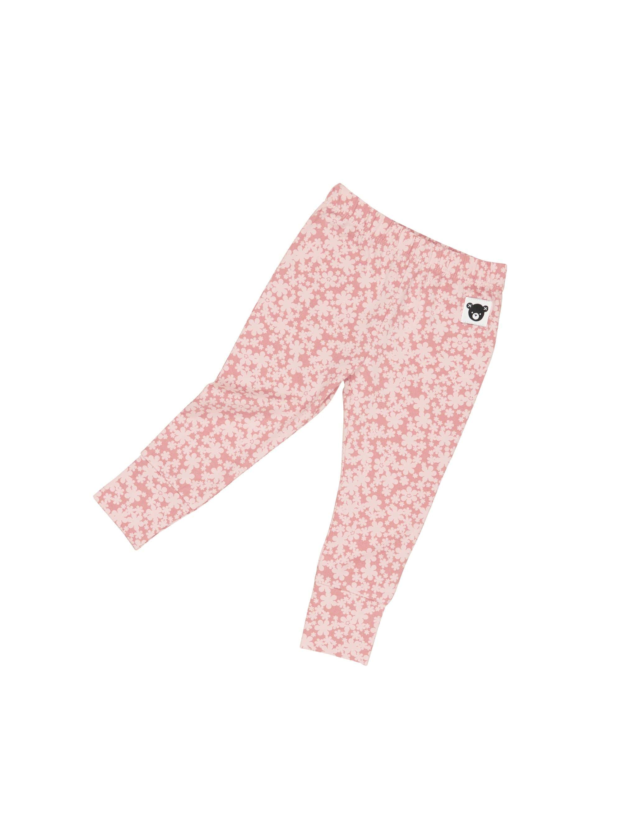 Huxbaby Girls Pants Smile Floral Legging
