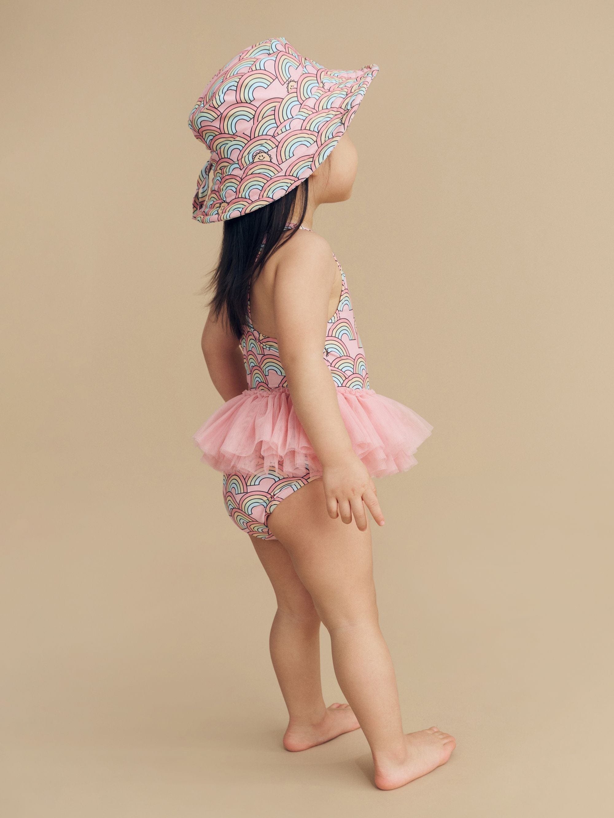 Huxbaby Girls Swimwear Sunrise Ballet Swimsuit