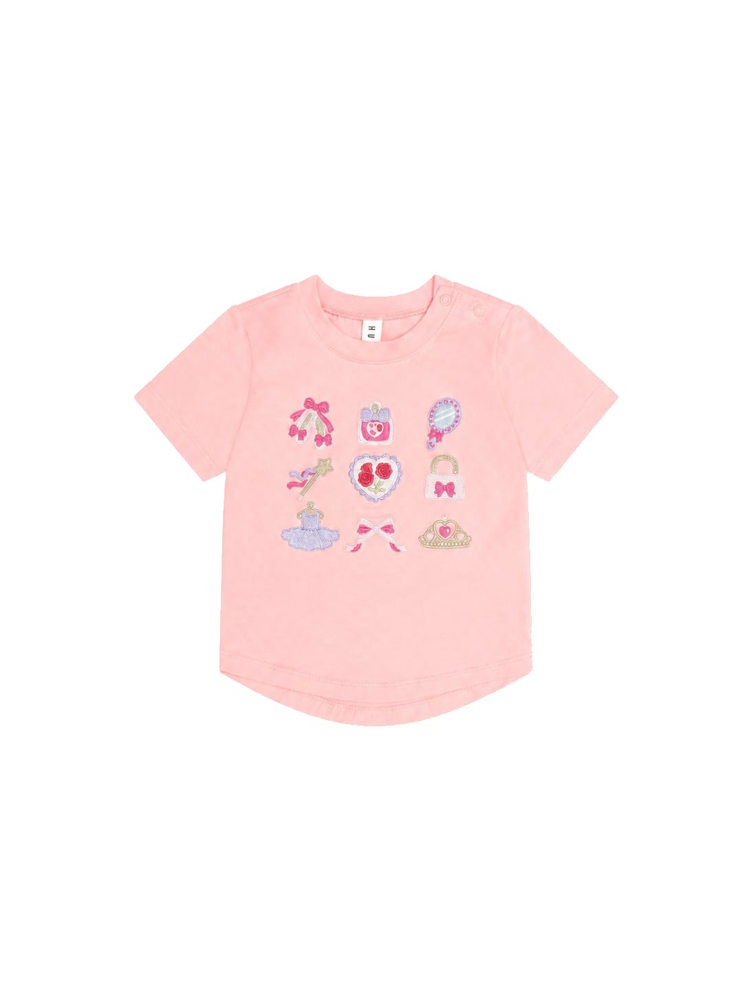 Huxbaby Girls Tee 1Y Ballerina Hux Embroidered Tee S/S