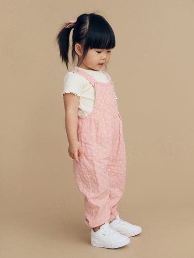 Huxbaby Girls Tee Almond Milk Rib Tee