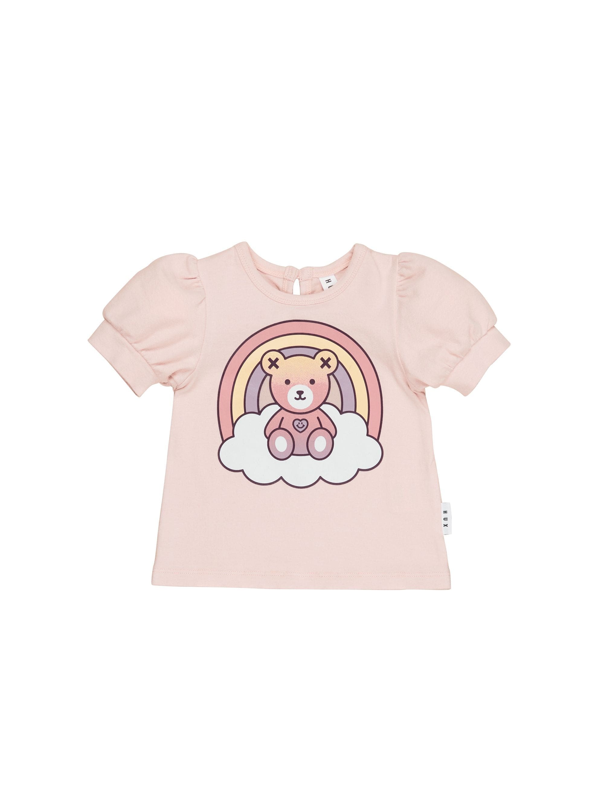 Huxbaby Girls Tee Cloud Bear Puff T-Shirt