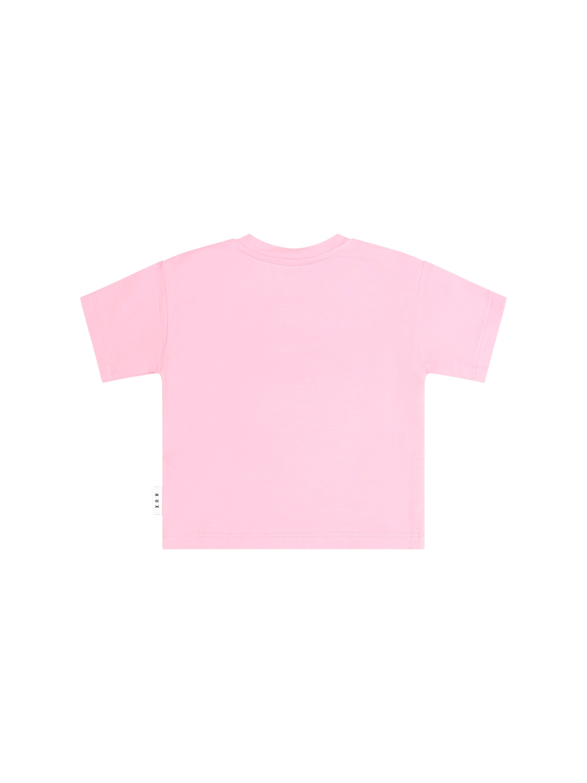 Huxbaby Girls Tee Furry Strawberry Slouchy Tee