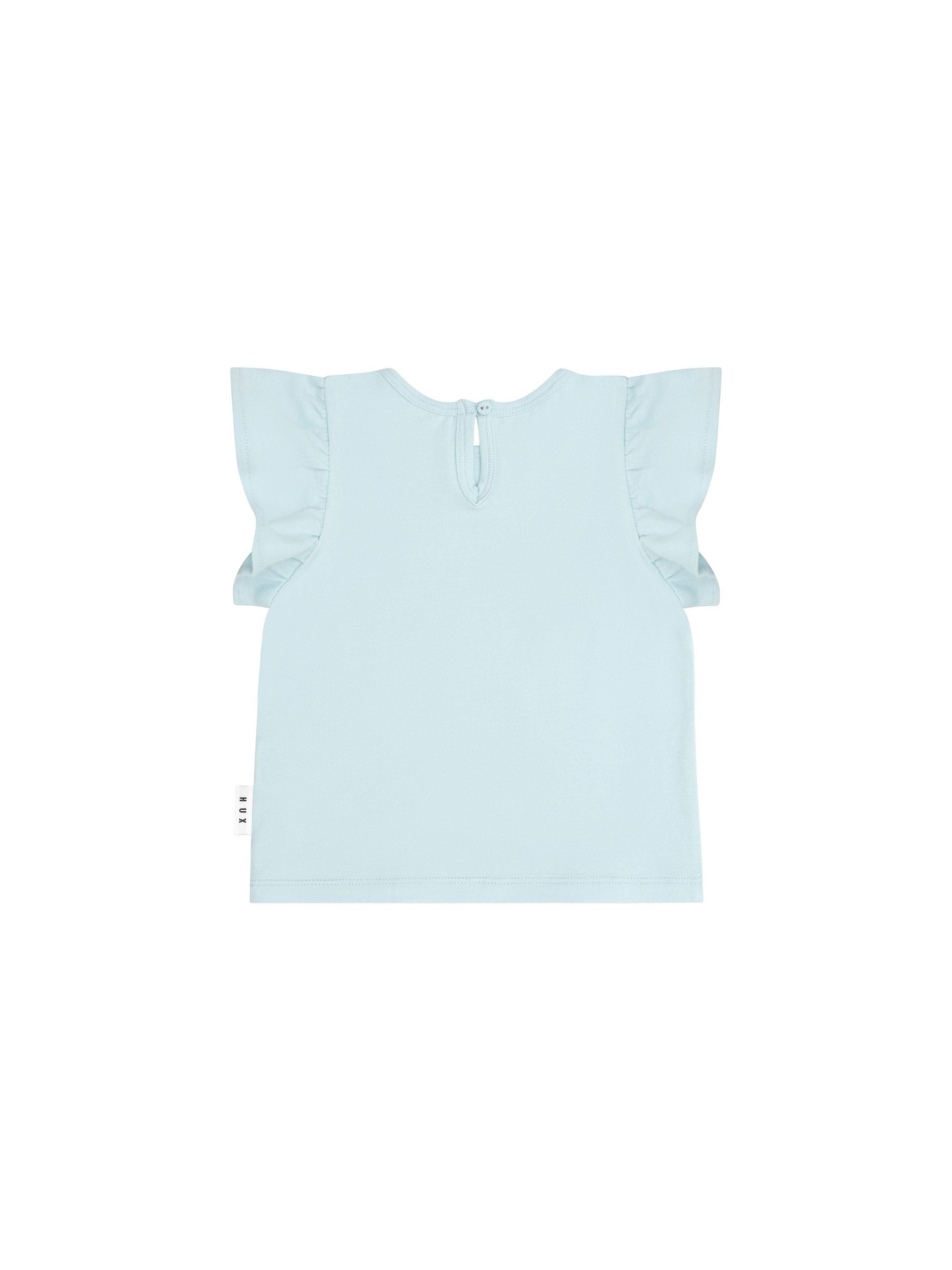 Huxbaby Girls Tee Mercorn Glitter Frill T-Shirt