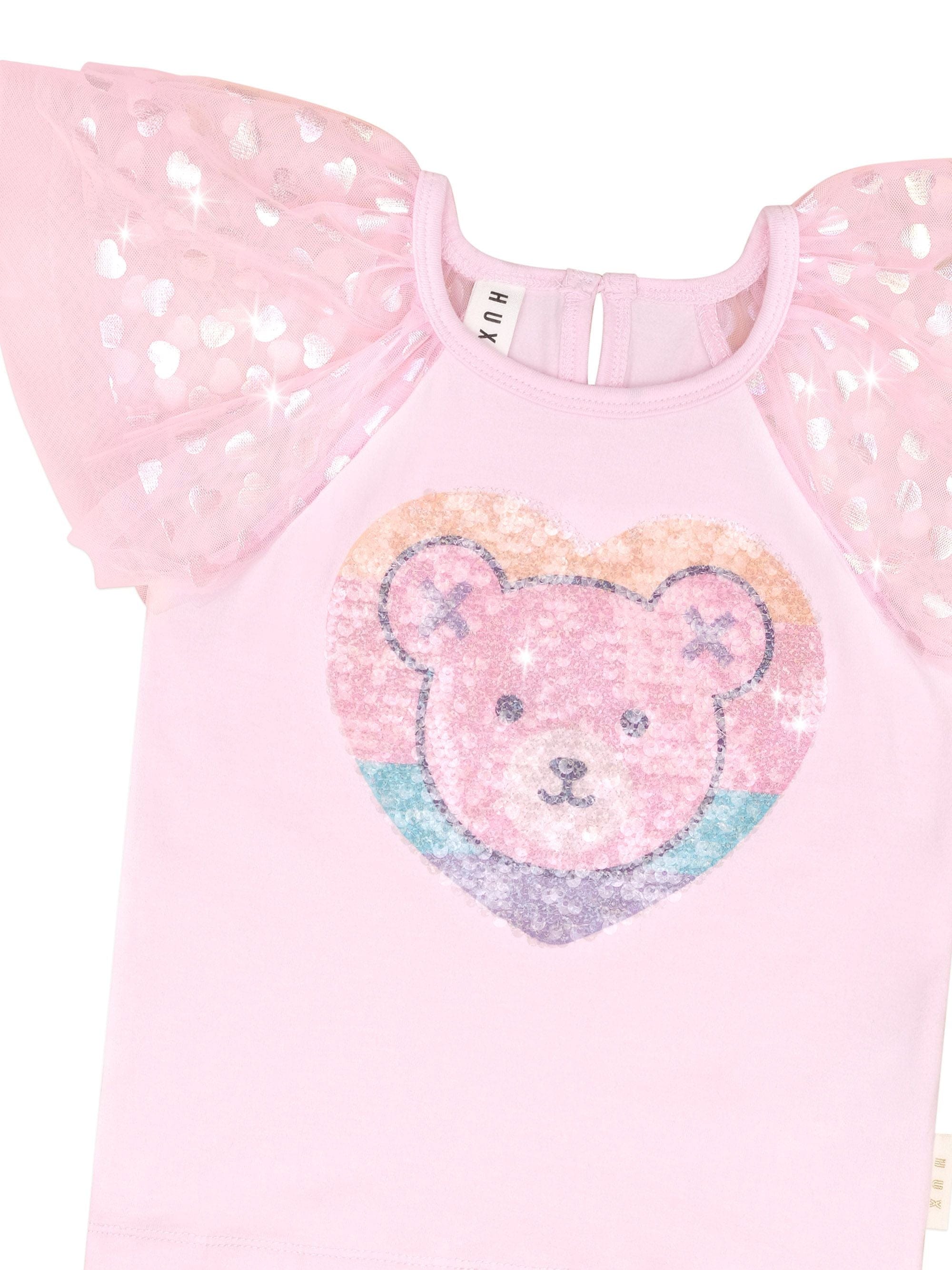 Huxbaby Girls Tee Sweetheart Sequin Hux Party T-Shirt