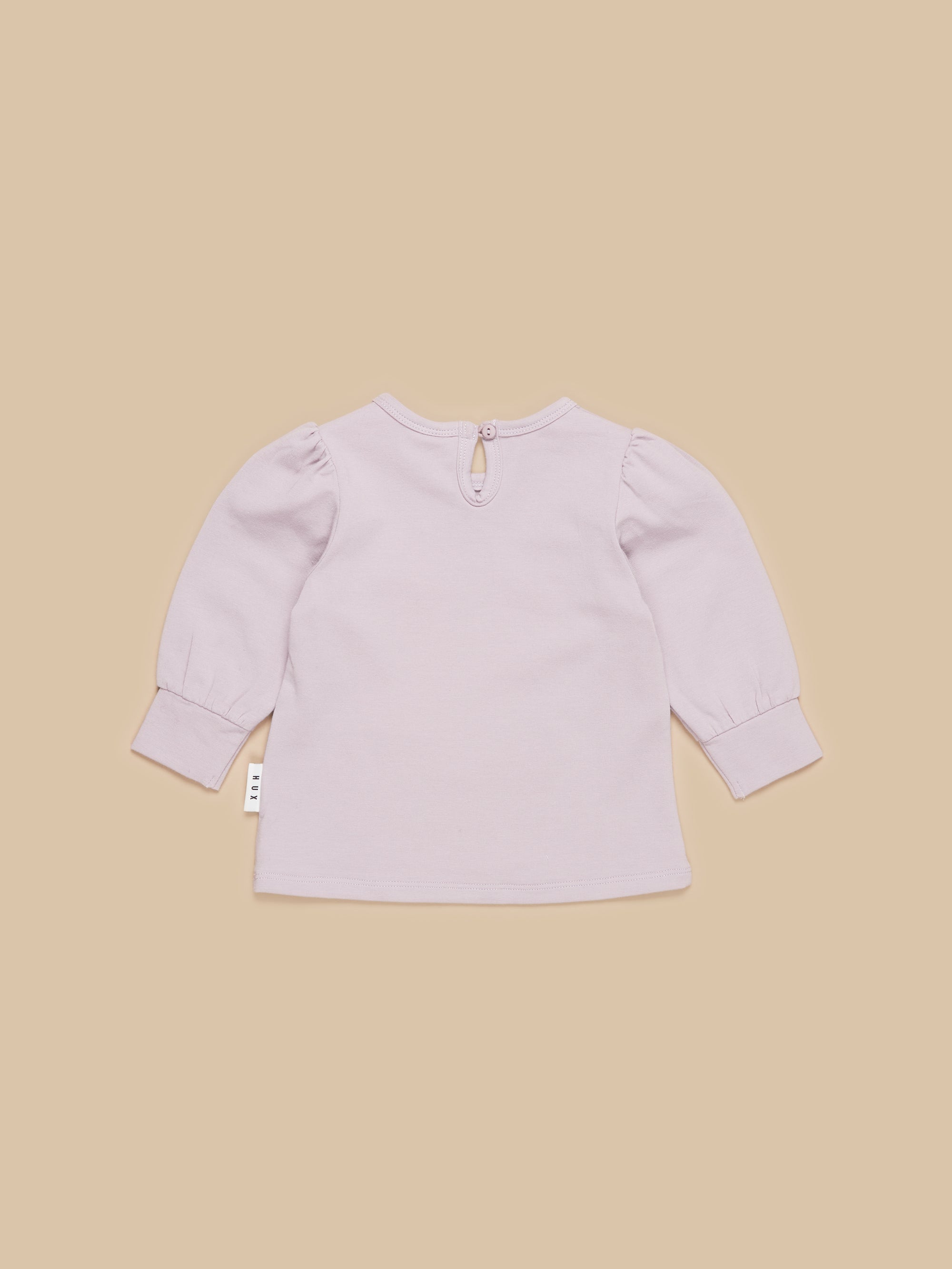 Huxbaby Girls Top Apple Bear Puff Top