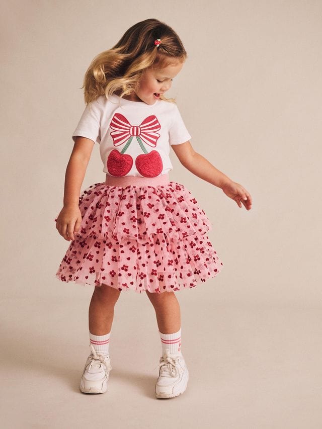 Huxbaby Girls Top Cherry Pie Tee