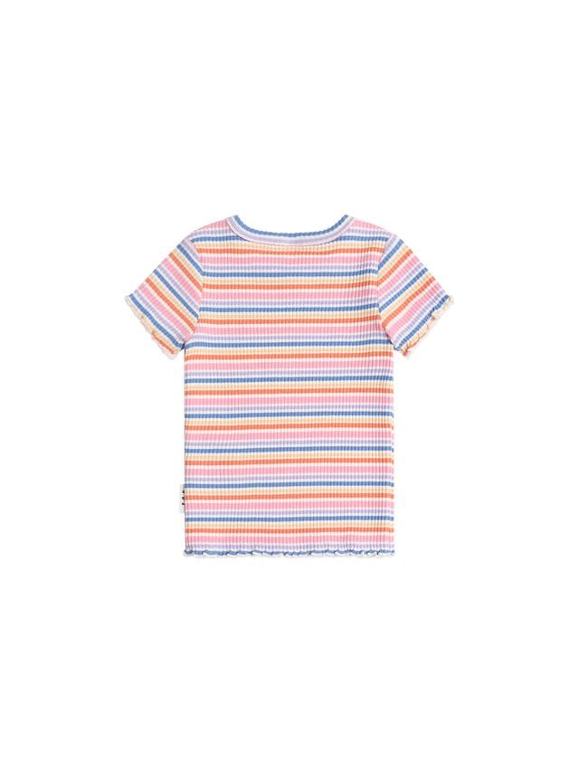 Huxbaby Girls Top Rainbow Rib Tee