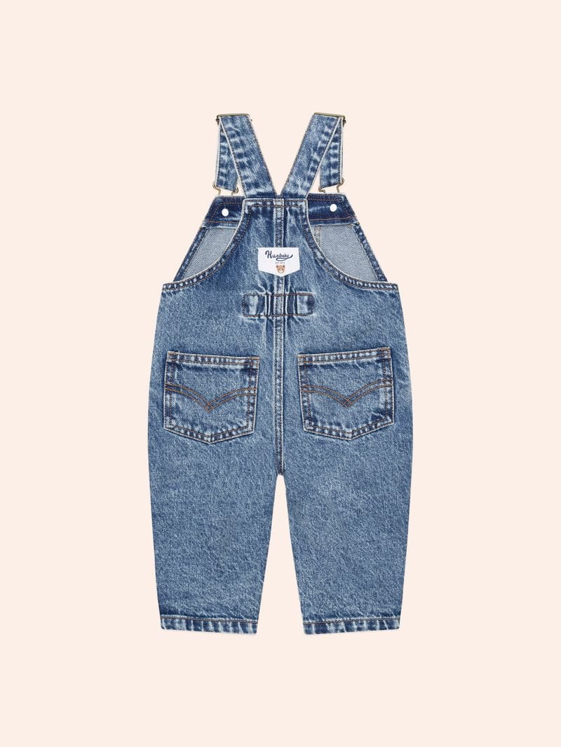 Huxbaby Unisex Onesie Dreamy Denim Overalls