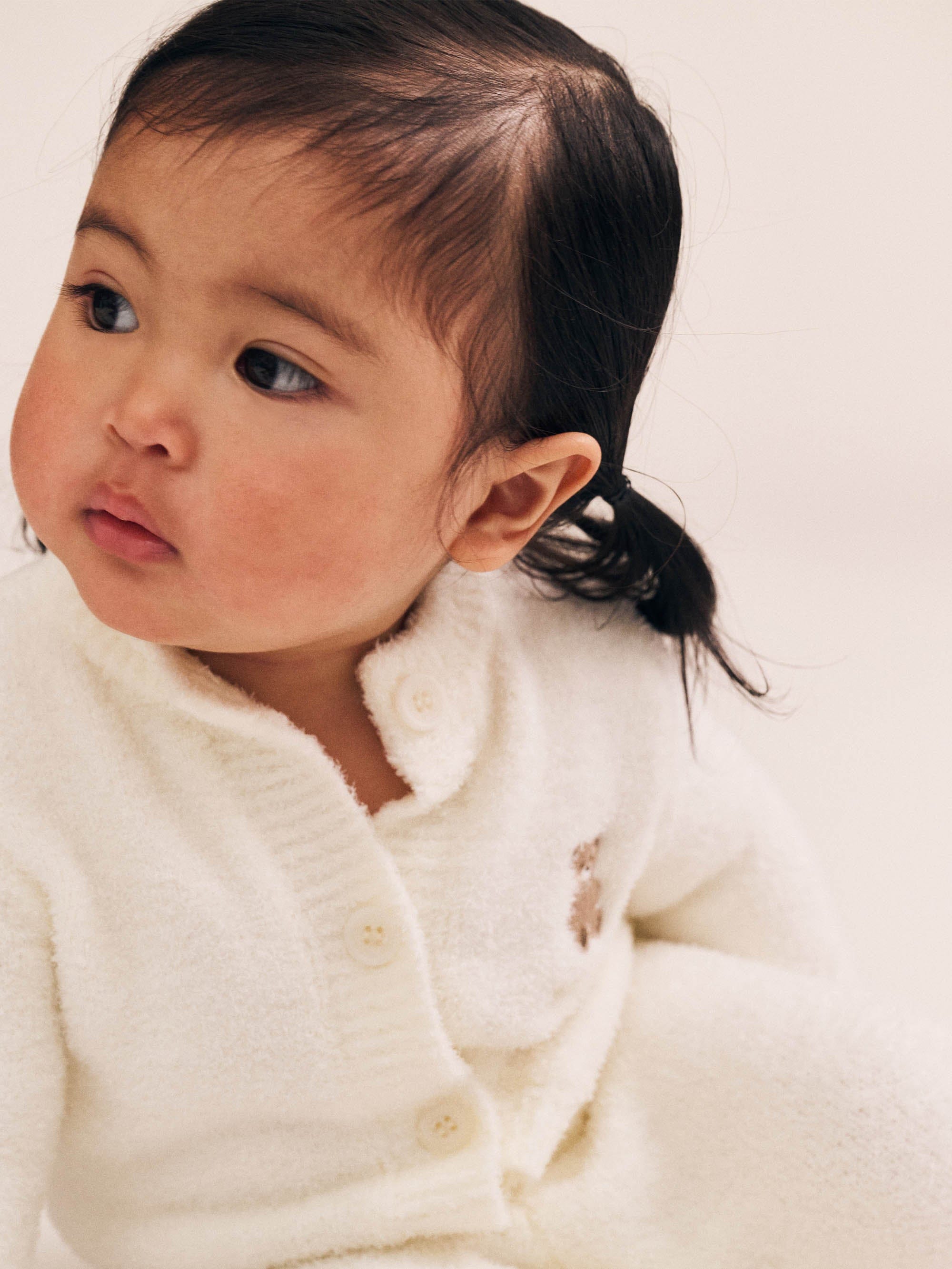 Huxbaby Unisex Outfit My First Hux Almond Milk 4pc Boucle Set