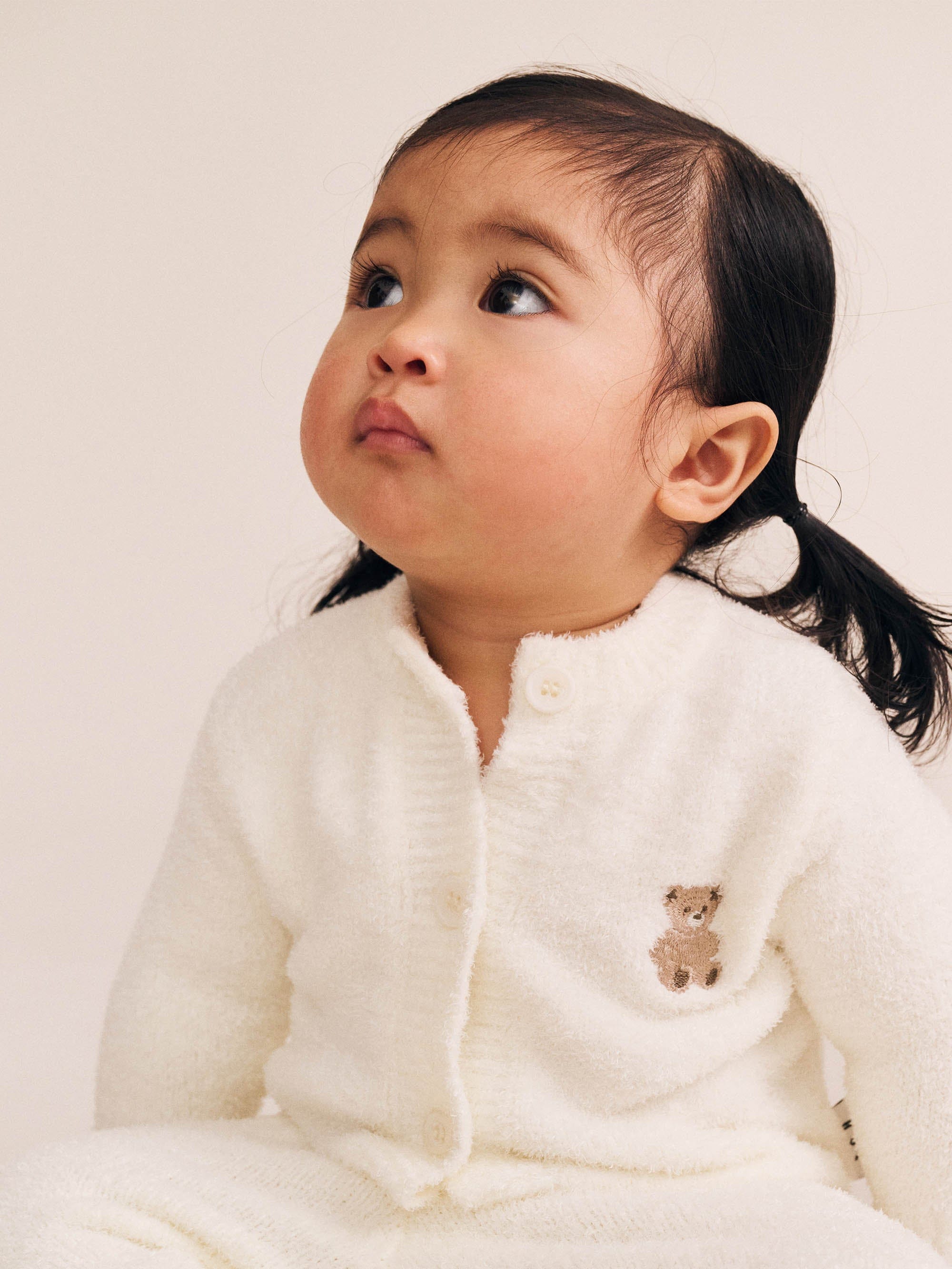 Huxbaby Unisex Outfit My First Hux Almond Milk 4pc Boucle Set