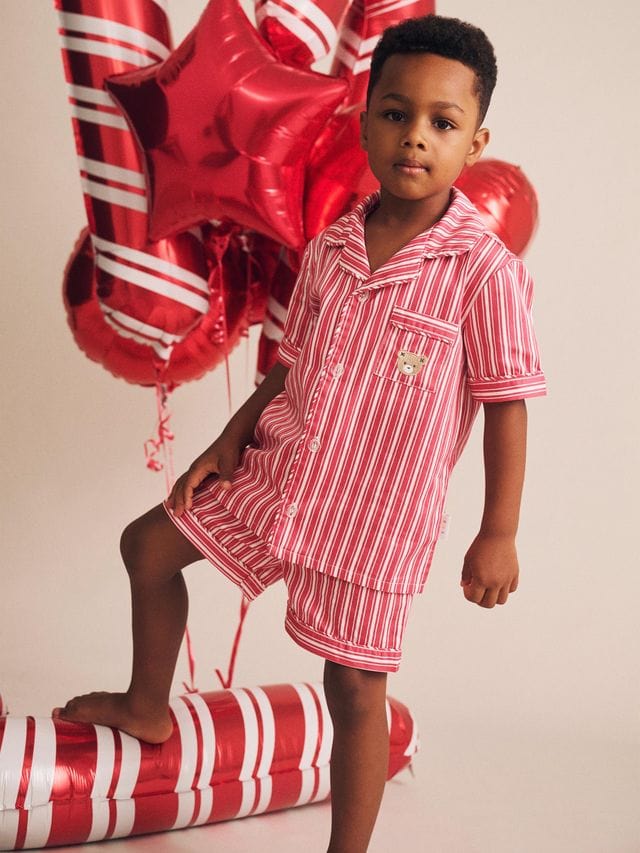 Huxbaby Unisex Sleepware 2Y Tis The Season PJs Candy Cane