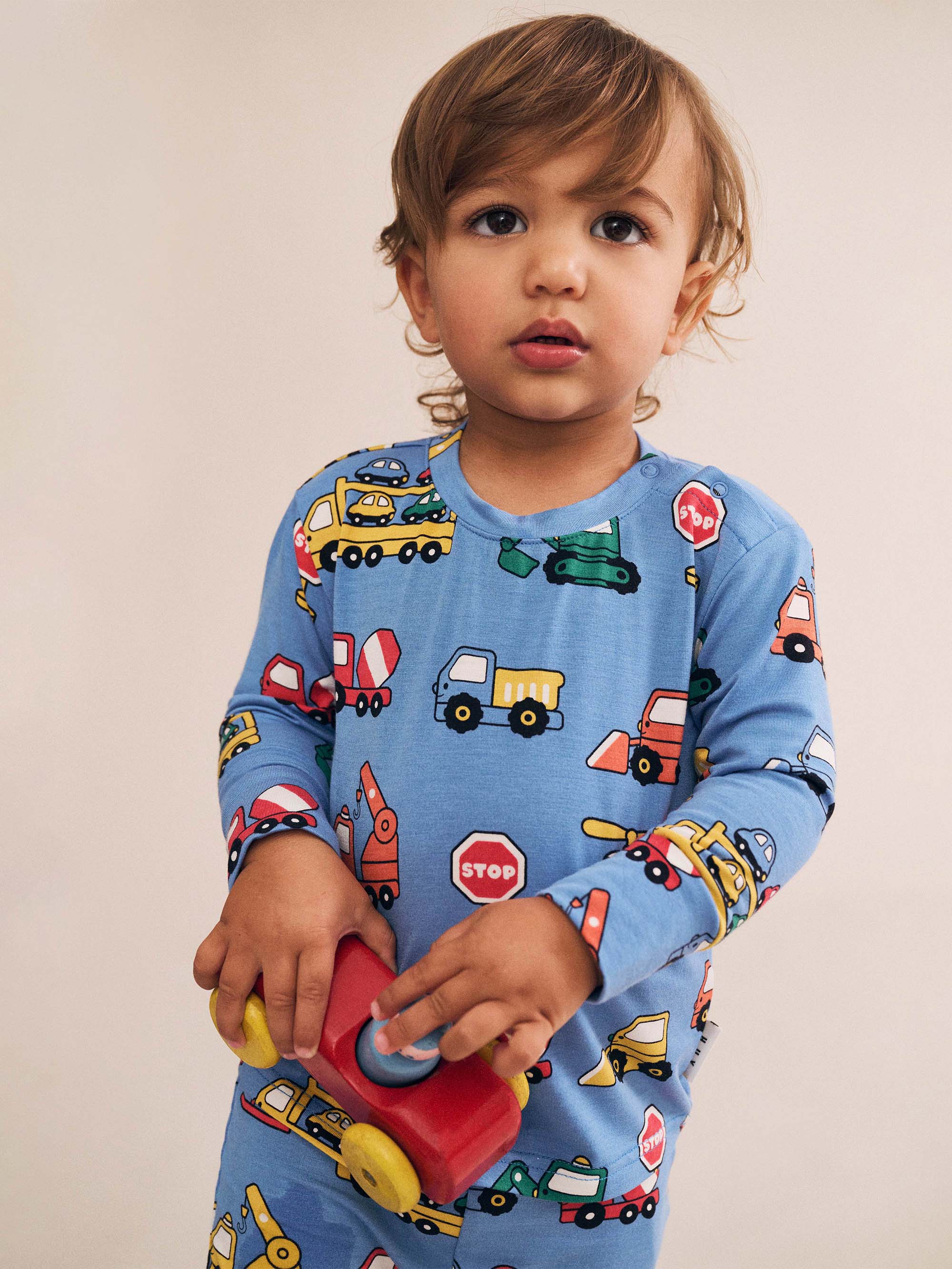 Huxbaby Unisex Sleepware Construction PJ Set