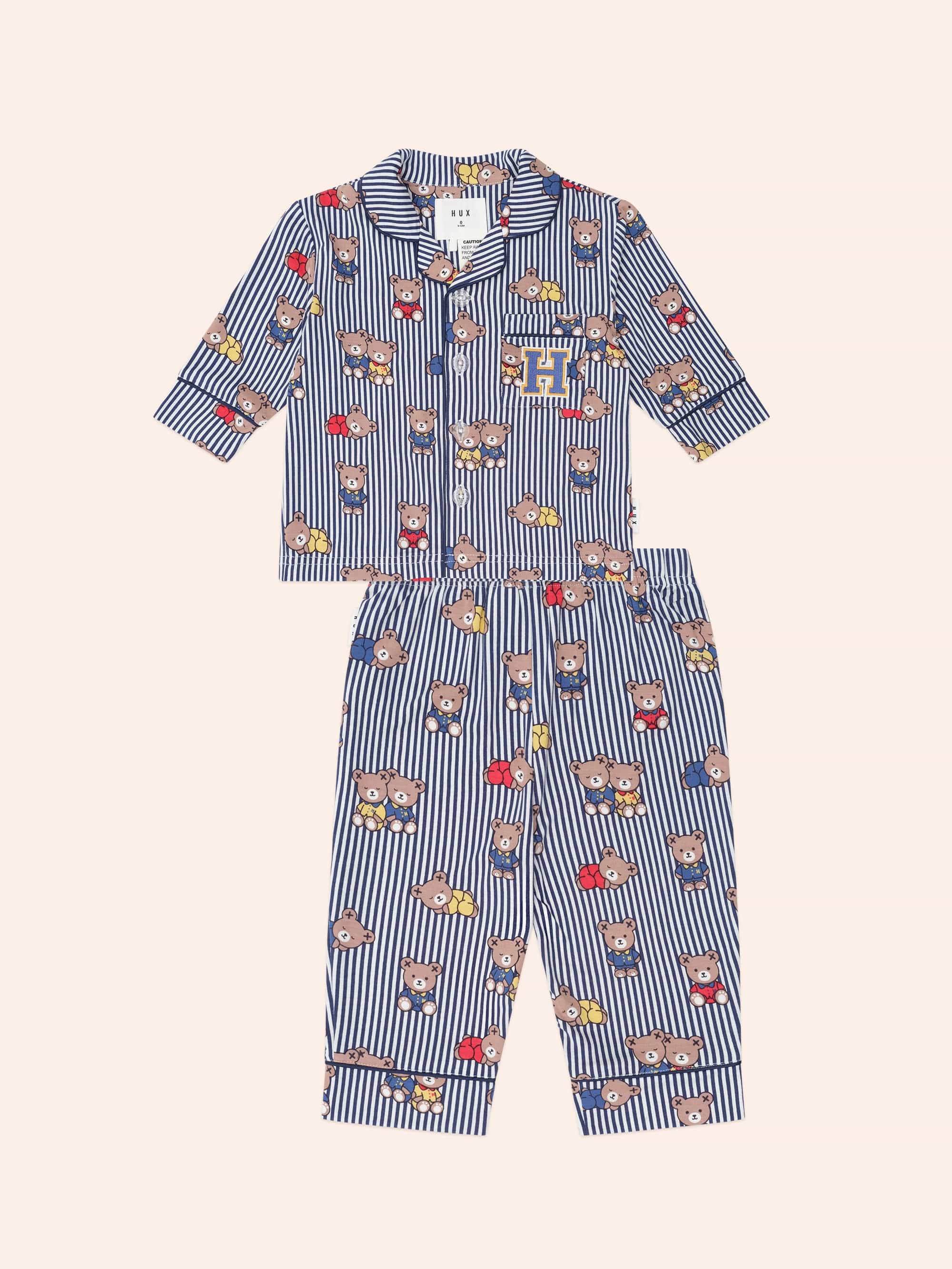 Huxbaby Unisex Sleepware Sleepy Hux Stripe PJ Set