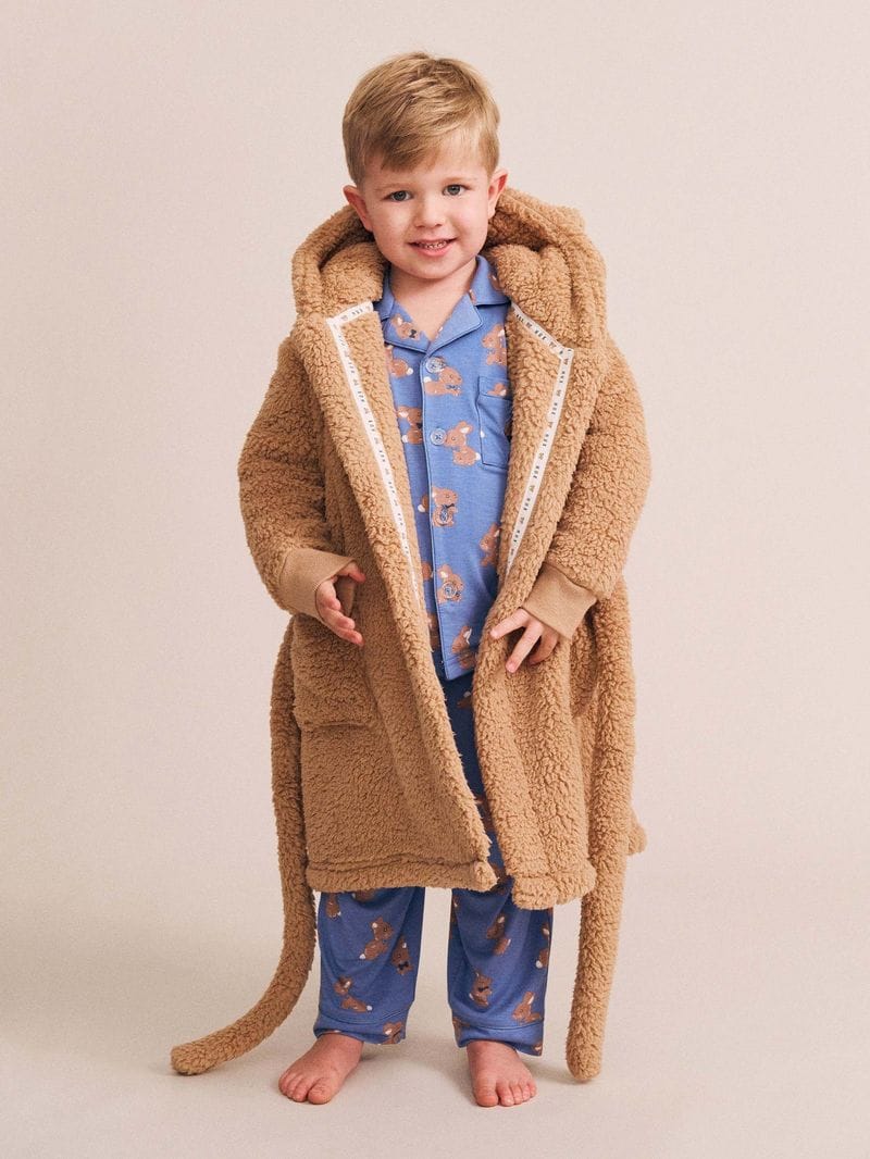 Huxbaby Unisex Sleepware Vintage Blue Bunny PJ Set