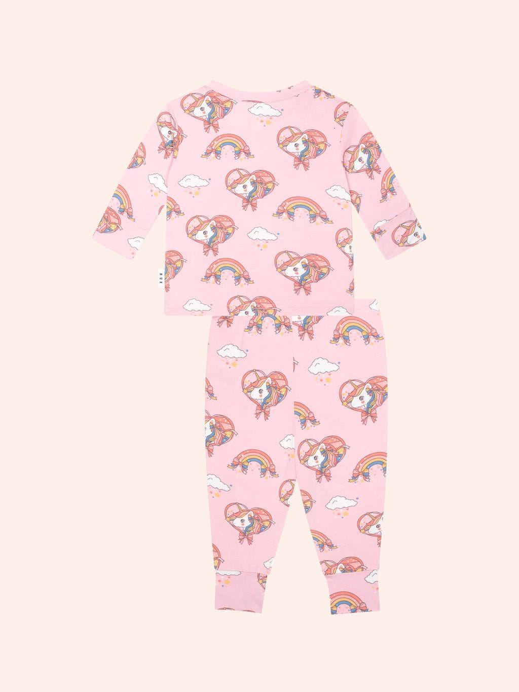 Huxbaby Unisex Sleepware Whimsical Unicorn PJ Set