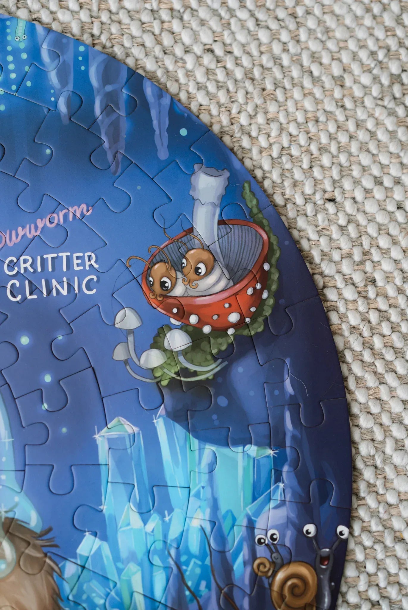 Illustrated Publishing Toys Glowworm Glitter Critter 100 Piece Puzzle
