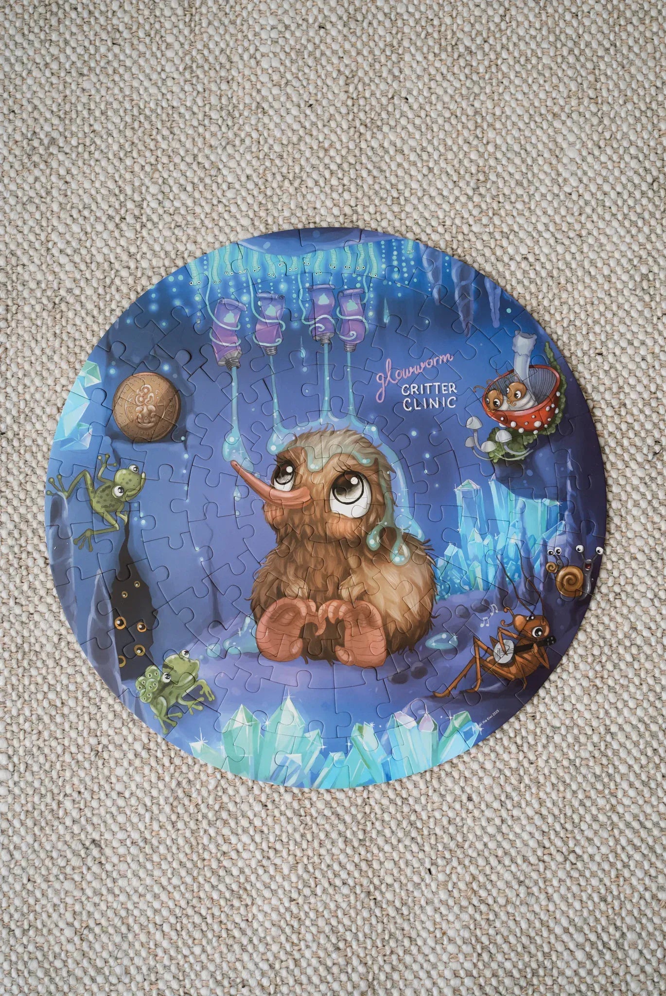 Illustrated Publishing Toys Glowworm Glitter Critter 100 Piece Puzzle