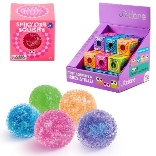 J'adore Toys Spiky Orb Diamond Squish Balls