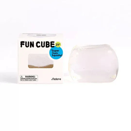 J'adore Toys White Fun Ice Cube Squish