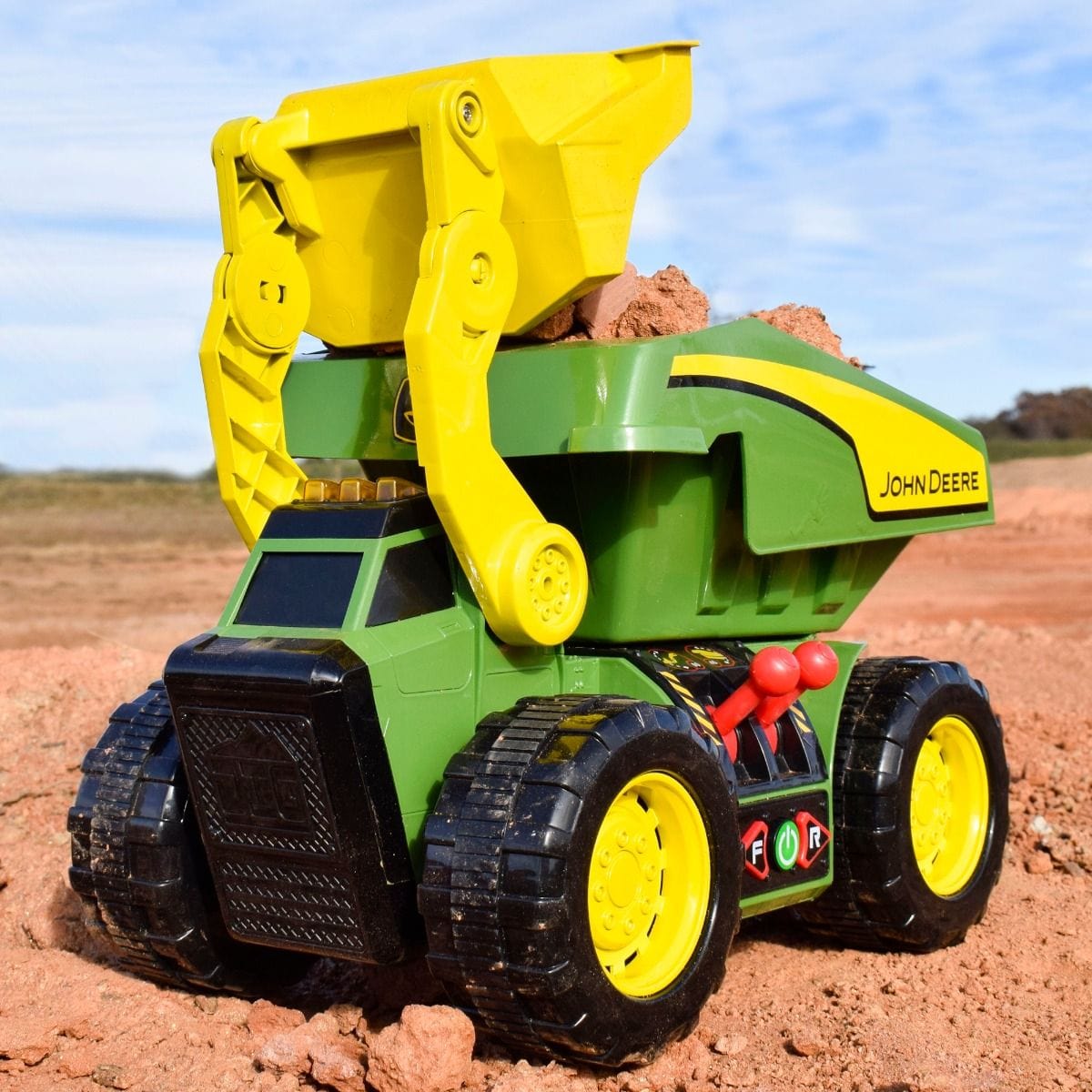 John Deere Toys 2 in 1 Motorised Dig Rig