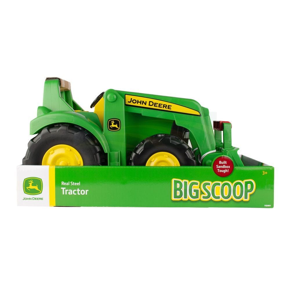 John Deere Toys Big Scoop Tractor/Loader with Steel Parts